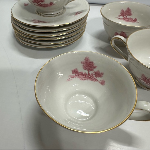 Vintage Winterling Bavaria Germany coffee/Tea set 14 pc set gold trim. - Picture 10 of 15